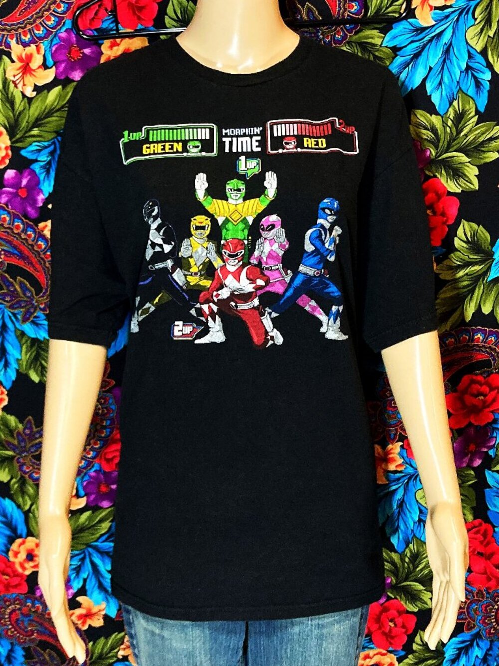 MEN'S POWER RANGERS SHIRT MENS SIZE XL